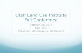 Utah land use institute presentation