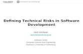 Iwsm2014   defining technical risk in software development (vard antinyan)
