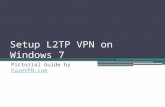 How to setup L2TP VPN no Windows 7