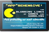 'App'rehensive: The Blurring Lines of Gaming/Gambling -- and How to Protect Our Most Vulnerable