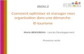 Atelier 2 - Management etourisme - Voyage en Multimédia 2009