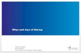 Whys and joys of startup