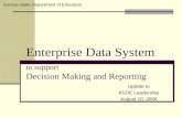 Enterprise Data System to support