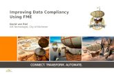 Improving Data Compliancy Using FME