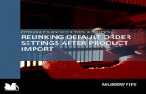 Relinking Default Order Settings After Product Import Within Dynamics AX