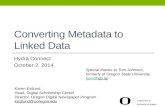 Converting Metadata to Linked Data