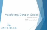 Validating big data at scale