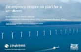 Emergency response plan for a wind farm