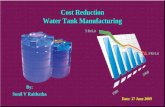 Cost Reduction Water Storage Tank