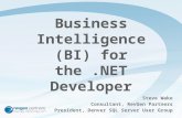 Business Intelligence (BI) for the .NET Developer
