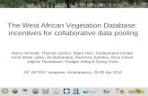 The West African Vegetation Database (presented at AETFAT 2010, Antananarivo)