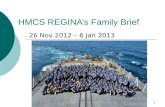 HMCS Regina - CO's Presentation - January 2013