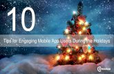 Tips for engaging mobile app users during this Christmas and New Year holidays