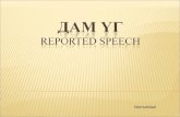 U14 Reported Speech