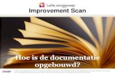 Hoe is de documentatie rondom de Improvement Scan opgebouwd?