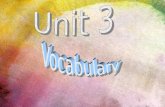 Latin 1 Unit 3 Vocabulary Slideshow