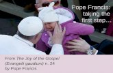 Pope Francis: taking the first step