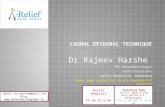 Caudal epidural and ganglion impar block technique dr rajeev harshe