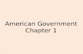 Ch1: Foundation of Government