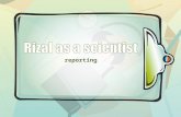 Rizal as a scientist