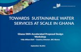 IRC Ghana takes takes its  sustainability message  to government