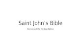 Overview of The Saint John's Bible (Concordia University, Saint Paul)