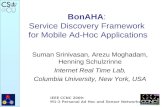 BonAHA framework - IEEE CCNC 2009