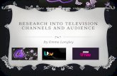 Research into television channels and audience