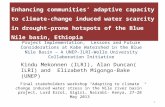 Enhancing communities’ adaptive capacity to climate-change induced water scarcity in drought-prone hotspots of the Blue Nile basin, Ethiopia