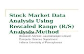 Stock  Market  Data  Analysis  Using  Rescaled  Range