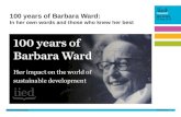 100 years of Barbara Ward: IIED founder and champion of sustainable development
