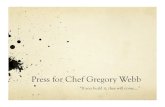 Chef Gregory Webbs Press Kit Abbrev