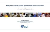 Why the world needs preventive HIV vaccines