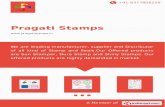Pragati stamps