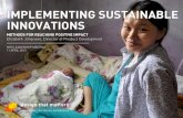 NRG Energy Workshop: Implementing Sustainable Innovations