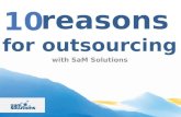 10 reasons for outsourcing SaM Solutions