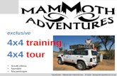 4x4 tour or training in South Africa, Namibia, Mozambique - exclusive