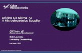 Driving Six Sigma at a Microelectronics Supplier