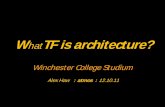 Alex Haw Lecture - 111012- Winchester College Stadium - WhatTF is Architecture - 441