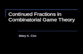 The continued fraction part i
