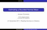 Bounded normal mean minimax estimation