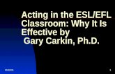 Acting In the ESL Classroom