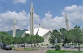 Beautiful Architecture of Shah Faisal Mosque Islamabad