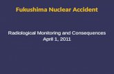 Radiological Monitoring and Consequences of the Fukushima Nuclear Accident (1 April 2011, 14.30 UTC)