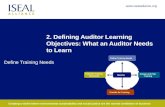 2: Defining Auditor Learning Objectives What An Auditor Needs To Learn