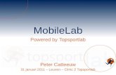 Clinic 2 : Topsportlab - Mobile lab  (31/01/11)