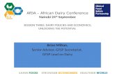 DAIRY POLICIES AND ECONOMICS; UNLOCKING THE POTENTIAL-Brian Milton