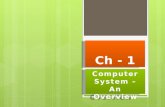 Computer System - An Overview