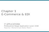 ICAB - ITA Chapter 1 class 4 - E Commerce & EDI