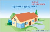 Kasturi Legacy, Perfect Destination In Pune @ 9970281468